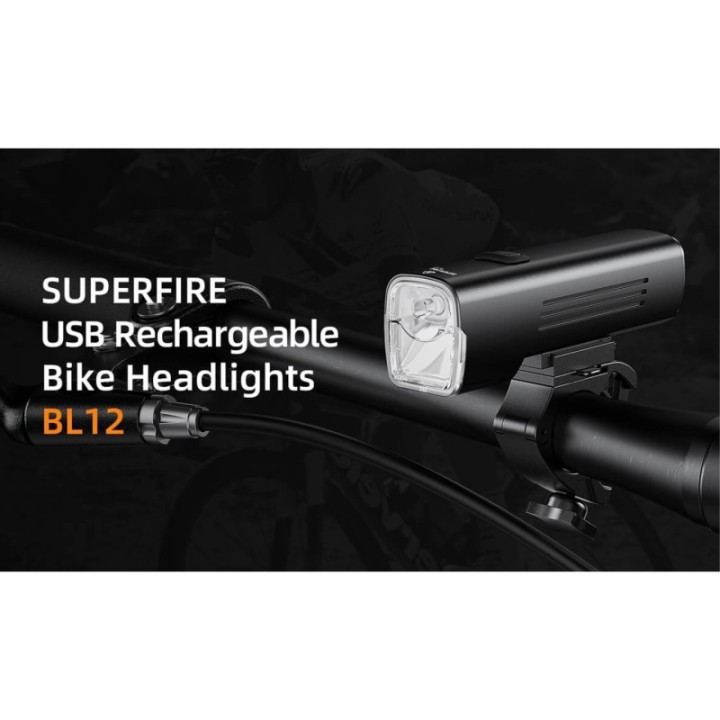 Superfire BL12 - Far bicicleta reincarcabil | Elanterna