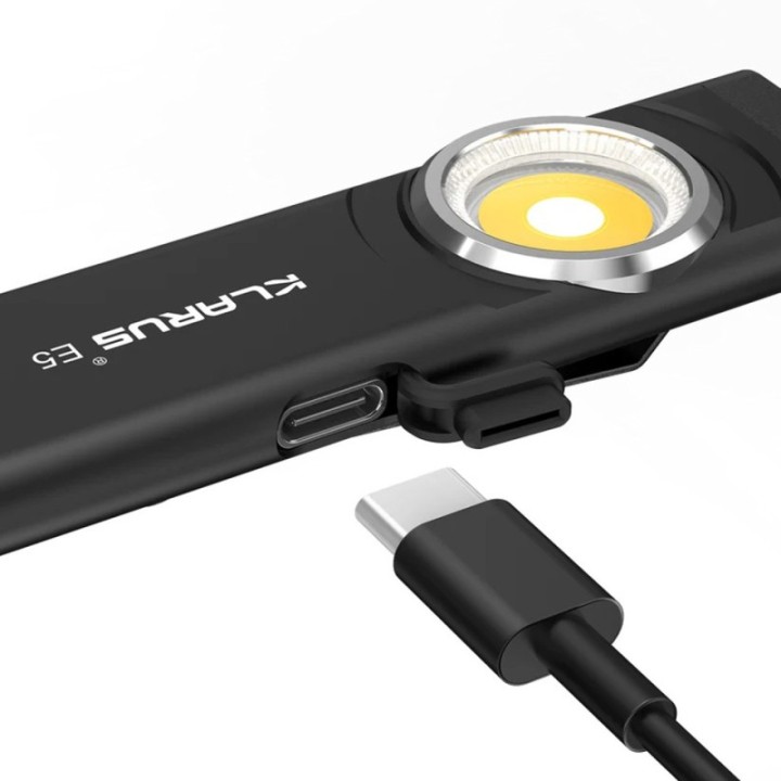 Klarus E5 - Lampă LED reîncărcabilă | Elanterna