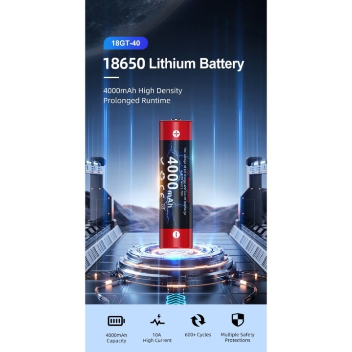 Klarus 18650 4000mAh - Acumulator | Elanterna