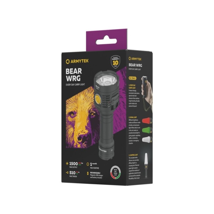 Armytek Bear WRG - Lanterna reîncărcabilă | Elanterna