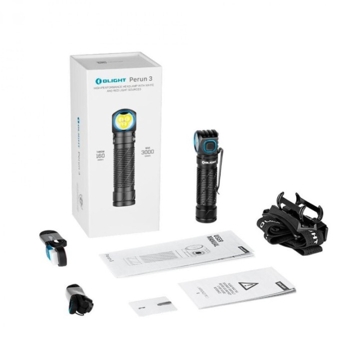 Olight Perun 3 - Lanterna frontală reîncărcabilă | Elanterna