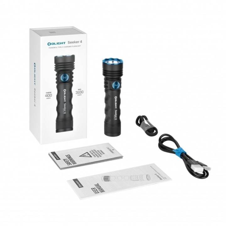 Olight Seeker 4 - Lanterna puternică reîncărcabilă | Elanterna