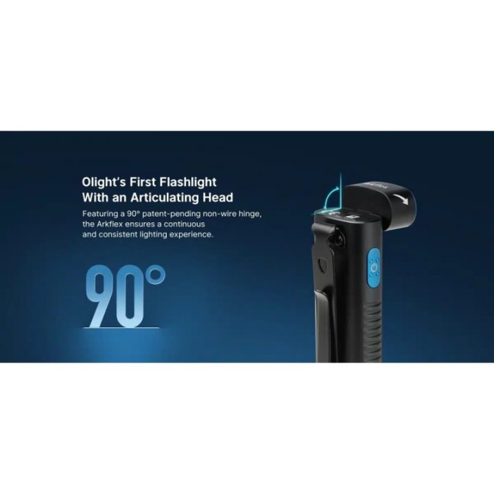 Olight Arkflex - Lanterna puternică reîncărcabilă | Elanterna