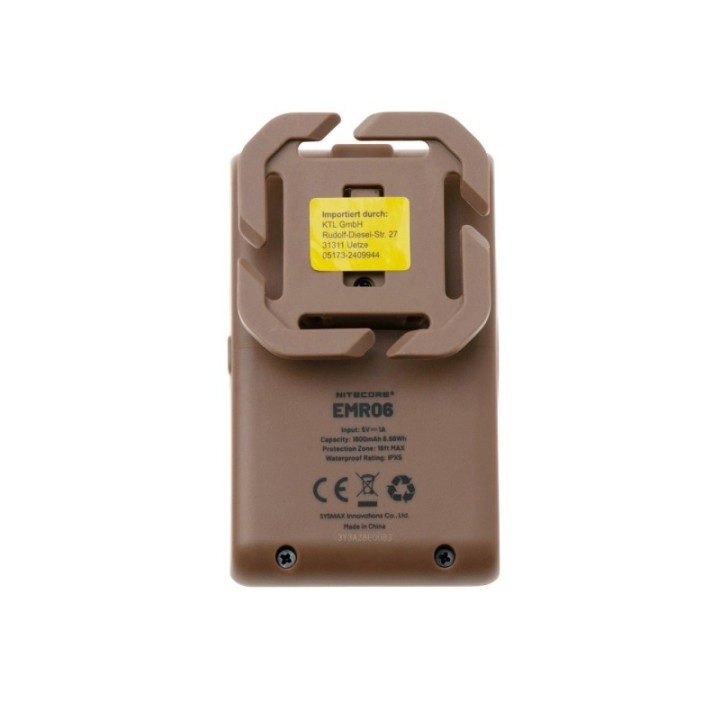 Nitecore EMR06 TAN - Dispozitiv anti-tantari | Elanterna