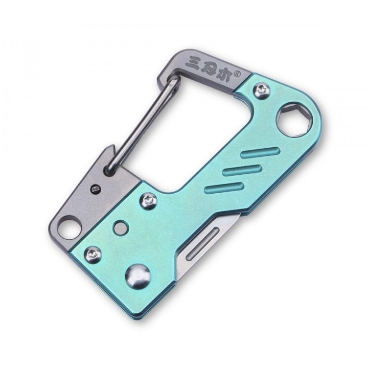 Carabinier cu briceag Sanrenmu SK055G | Elanterna