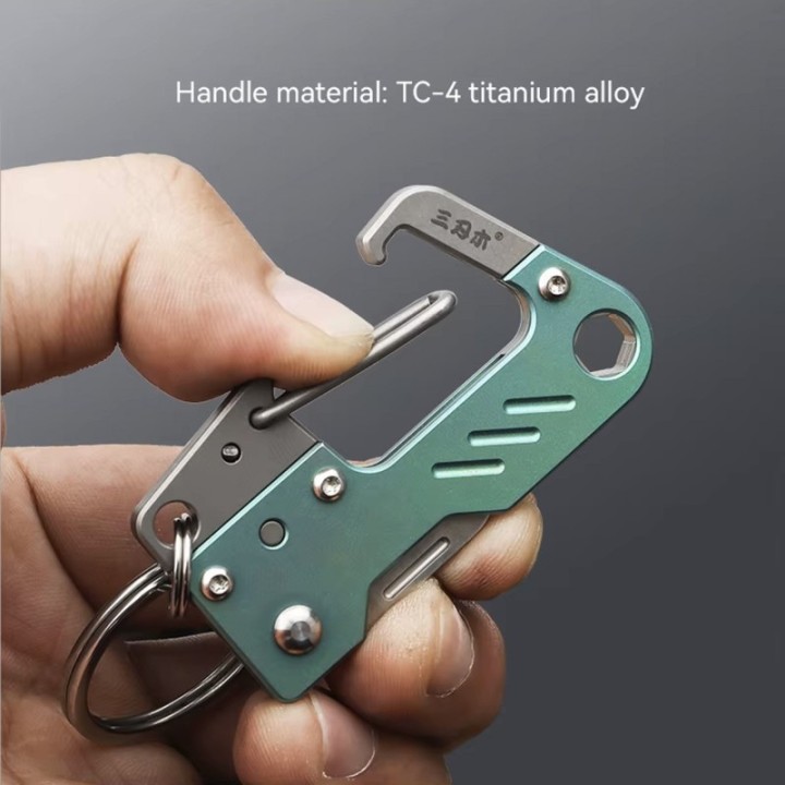 Carabinier cu briceag Sanrenmu SK055G | Elanterna
