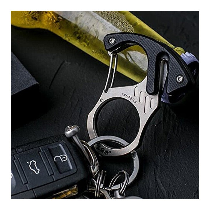 Carabinier multifuncțional Sanremu SK046GB | Elanterna
