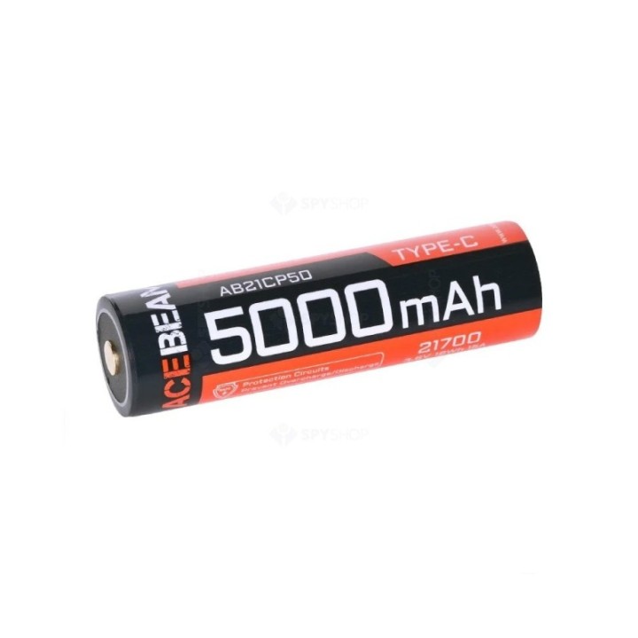 Acebeam 21700 USB-C, 5000 mAh – acumulator 15 A