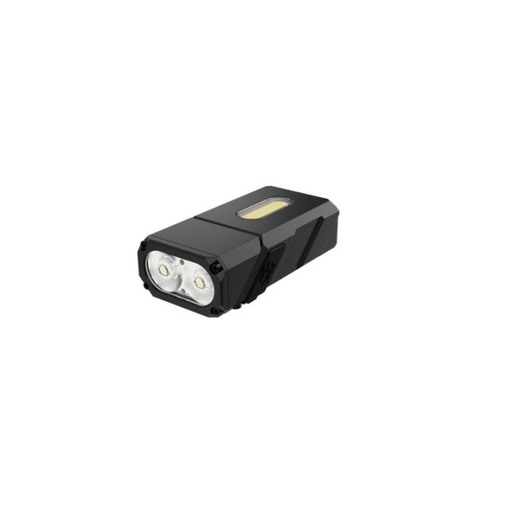 Klarus E8 Black - LED principal si panou COB