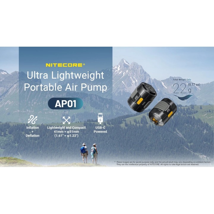 Nitecore AP01 – Pompă electrică de aer