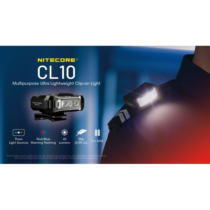 Nitecore CL10 – Lanternă cu clips