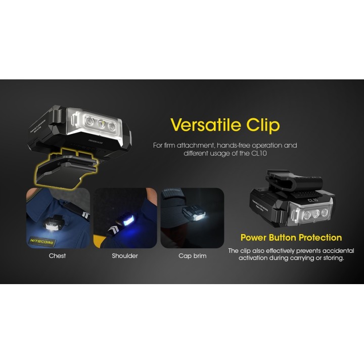 Nitecore CL10 – Lanternă cu clips