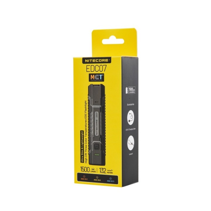 Nitecore EDC07 – Lanternă EDC cu lumină MCT