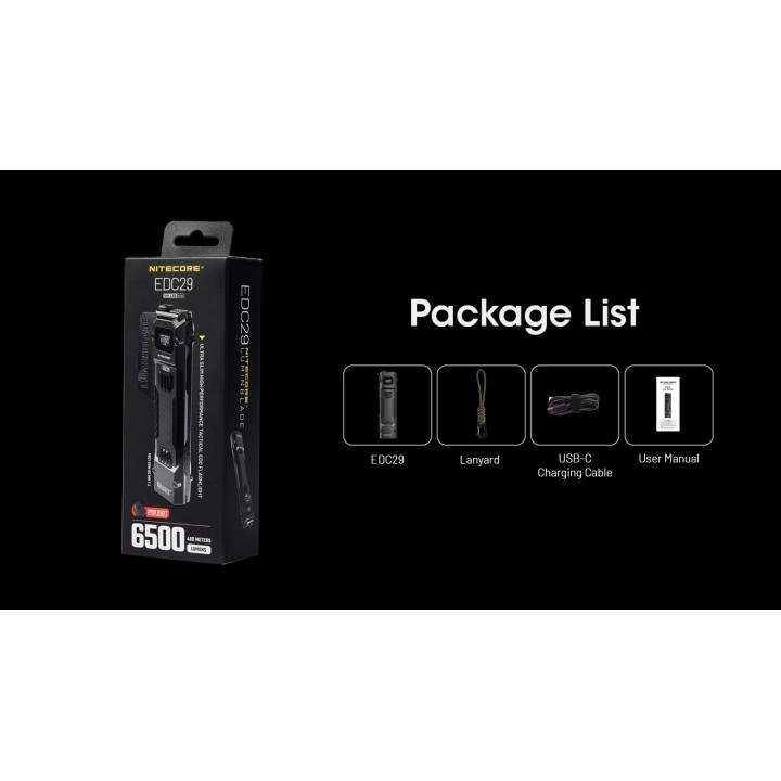 Nitecore EDC29 – Lanternă EDC LUMINBLADE