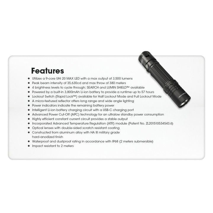 Nitecore EDC31 – Lanternă EDC LUMIN SHIELD