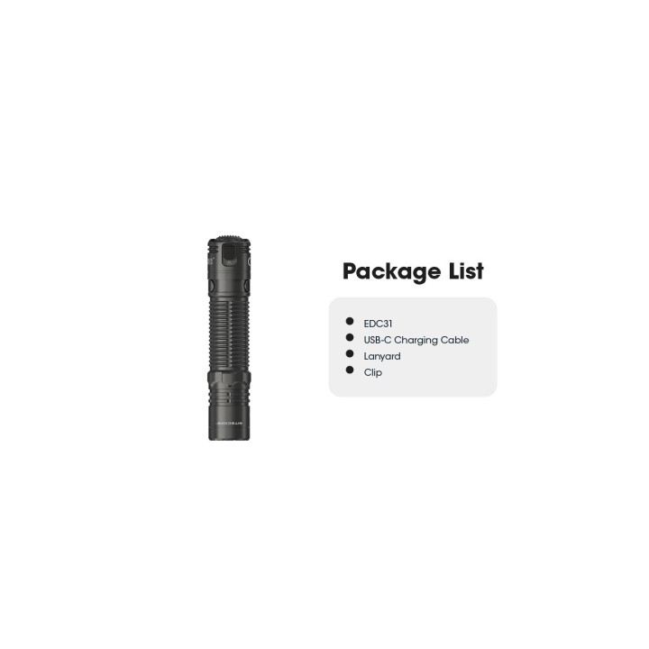 Nitecore EDC31 – Lanternă EDC LUMIN SHIELD
