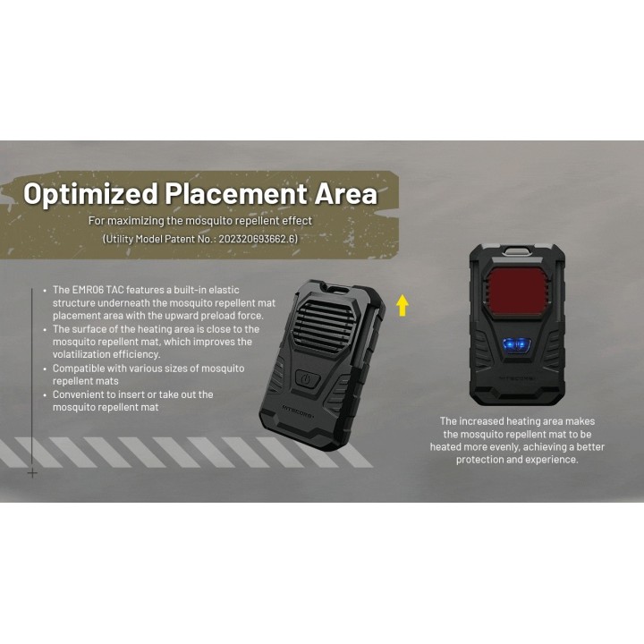 Nitecore EMR06 TAC – Dispozitiv antițânțari