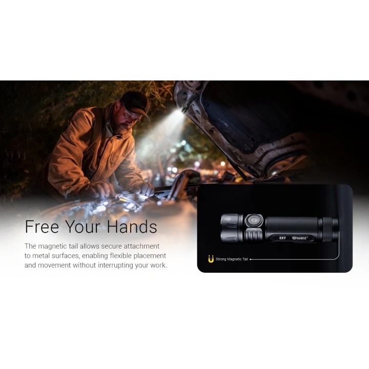 Nitecore EX7 – Lanternă reîncărcabilă de mână