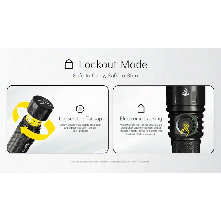 Nitecore EX7 – Lanternă reîncărcabilă de mână