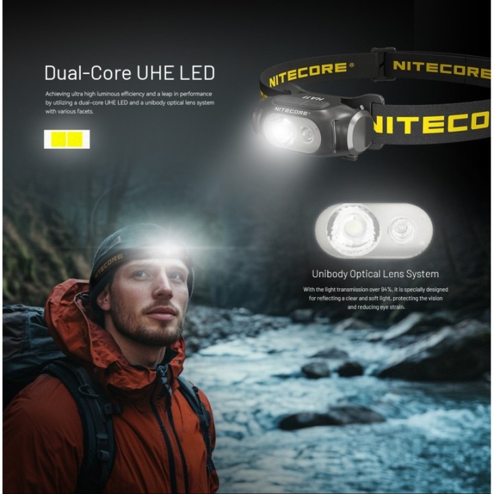 Nitecore HA11 UHE – Lanternă frontală ușoară