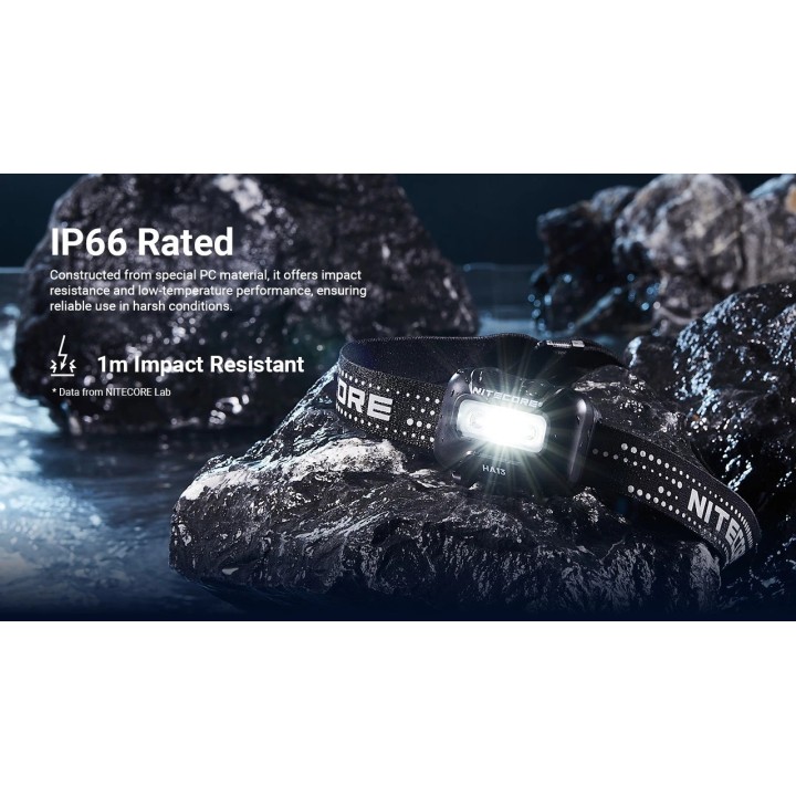Nitecore HA13 RGB – Lanternă frontală cu lumină RGB