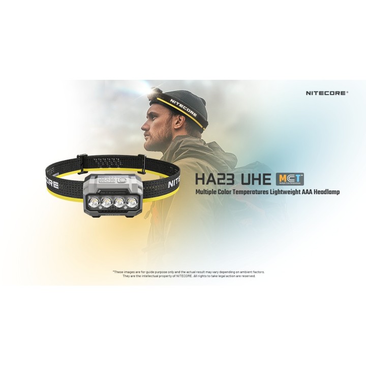 Nitecore HA23 UHE – Lanternă frontală MCT