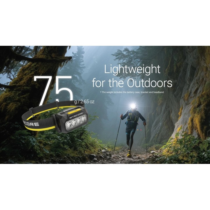 Nitecore HA27 UHE – Lanternă frontală cu alimentare hibridă