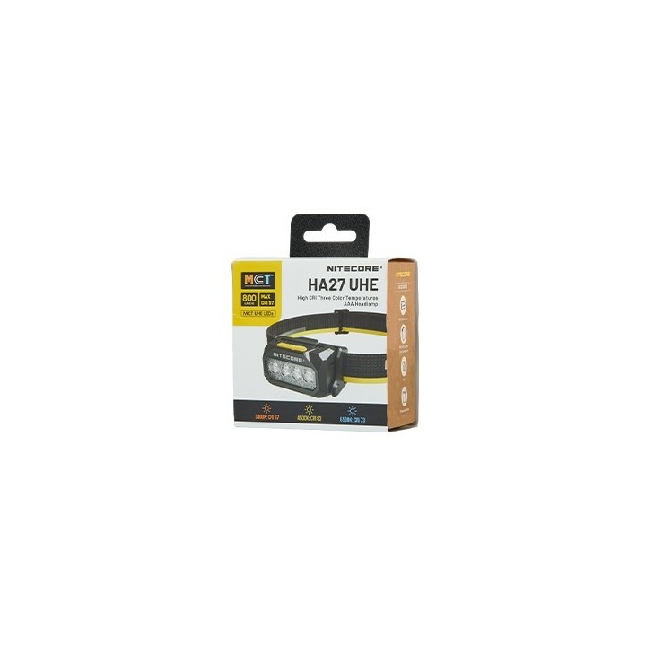 Nitecore HA27 UHE – Lanternă frontală cu alimentare hibridă