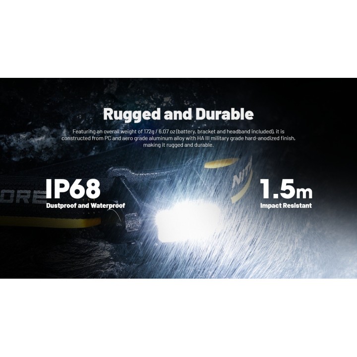 Nitecore HC70 UHE – Lanternă frontală reîncărcabilă