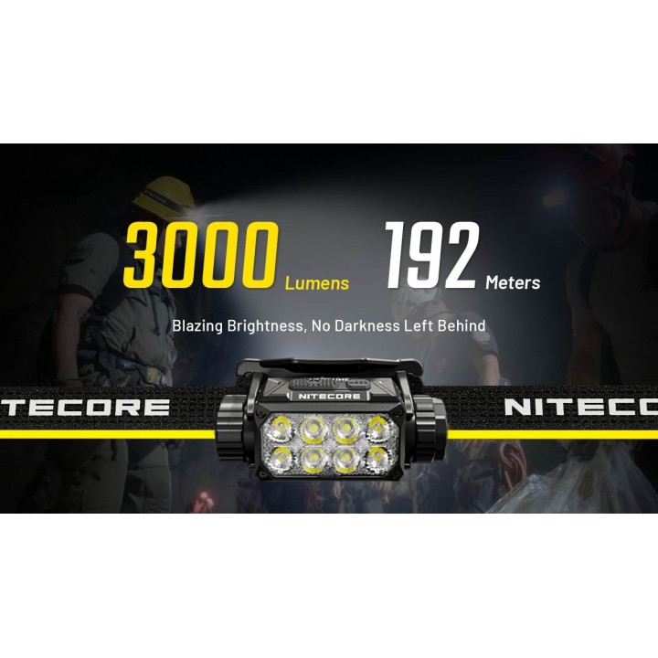Nitecore HC75 UHE – Lanternă frontală cu focalizare electronică