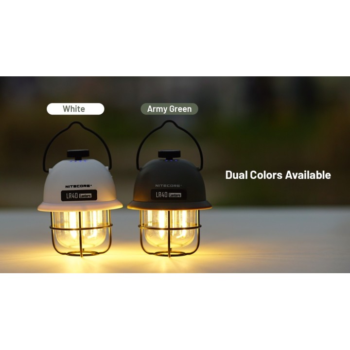 Nitecore LR40 – Felinar de camping verde