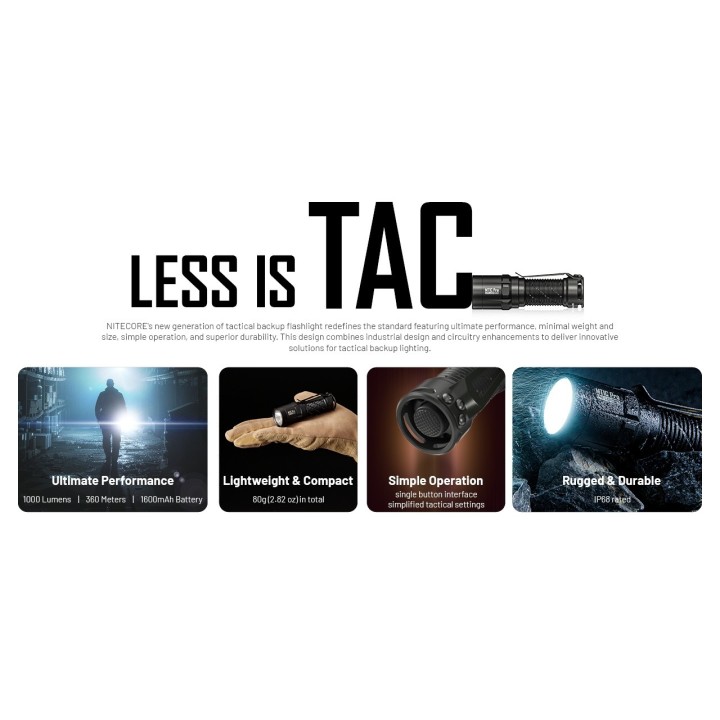 Nitecore MT1C Pro – Lanternă EDC compactă