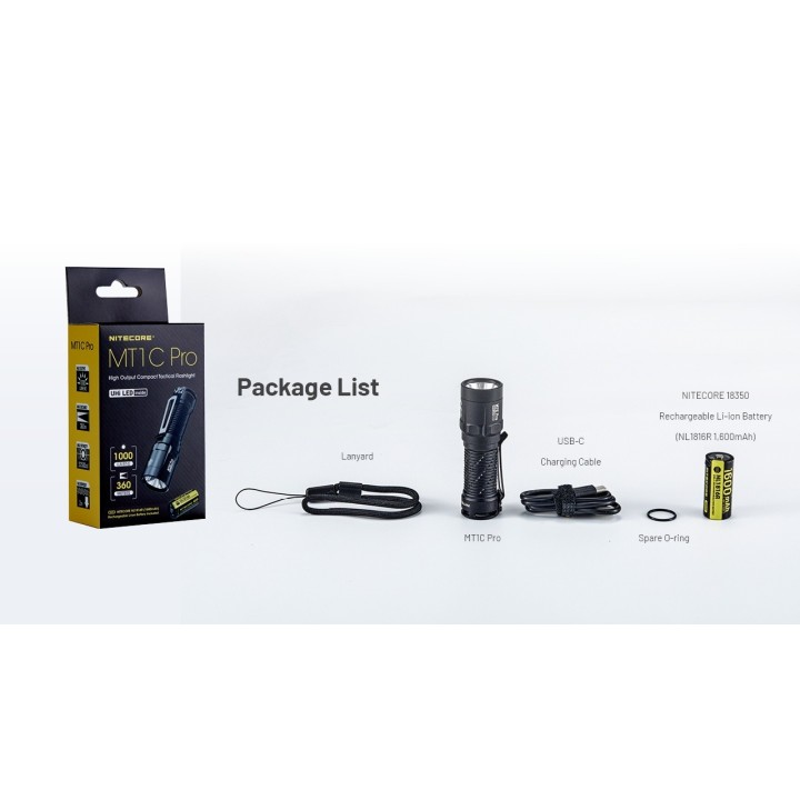 Nitecore MT1C Pro – Lanternă EDC compactă