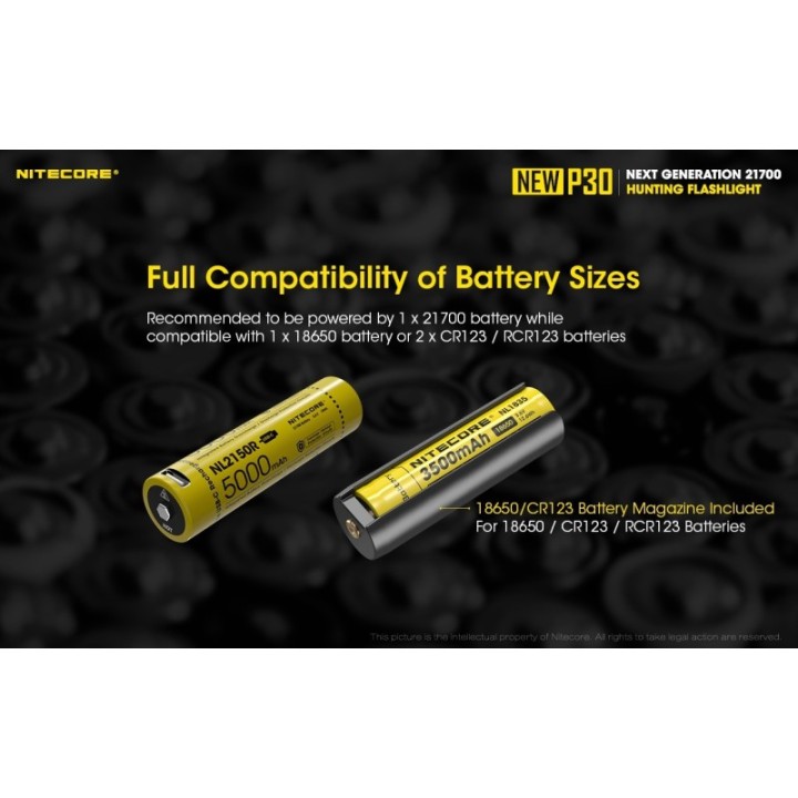 Nitecore New P30 – Lanternă de mână cu fascicul concentrat