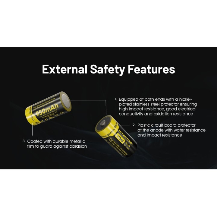 Nitecore NL169 – Acumulator RCR123A
