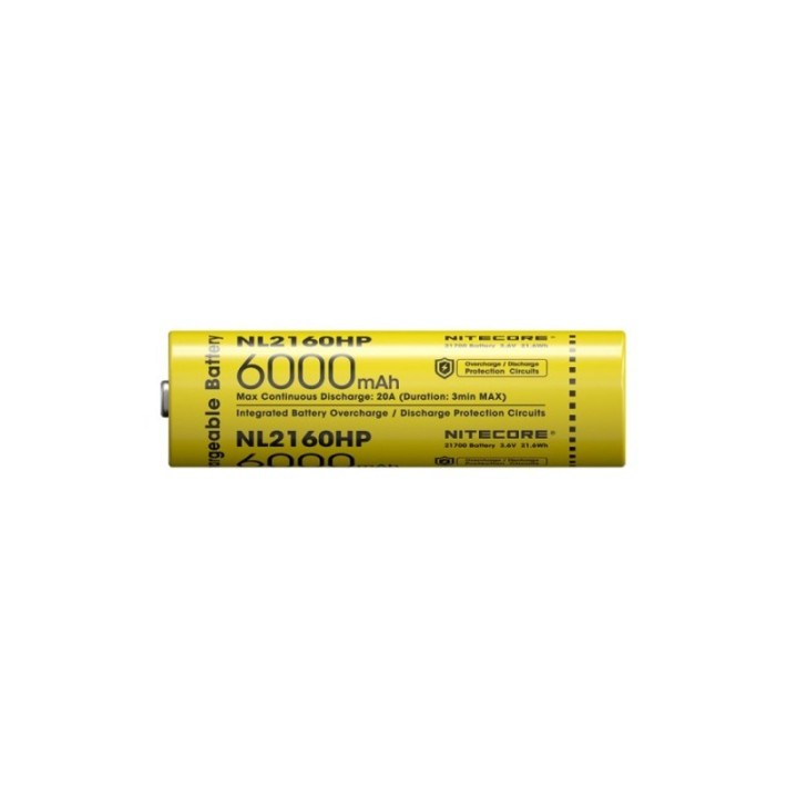 Nitecore NL2160HP – Acumulator Li-ion de 6000 mAh