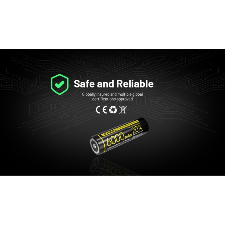 Nitecore NL2160HPi – Acumulator Li-ion de 6000 mAh