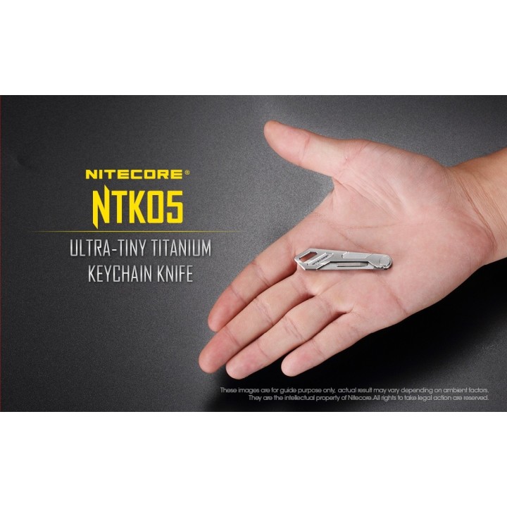 Nitecore NTK05 – Mini briceag utilitar din titan