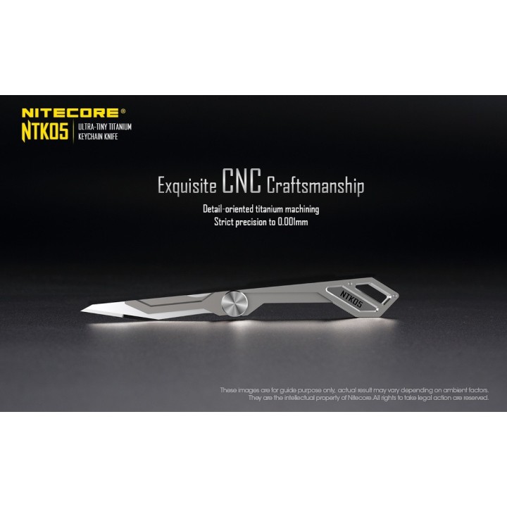 Nitecore NTK05 – Mini briceag utilitar din titan