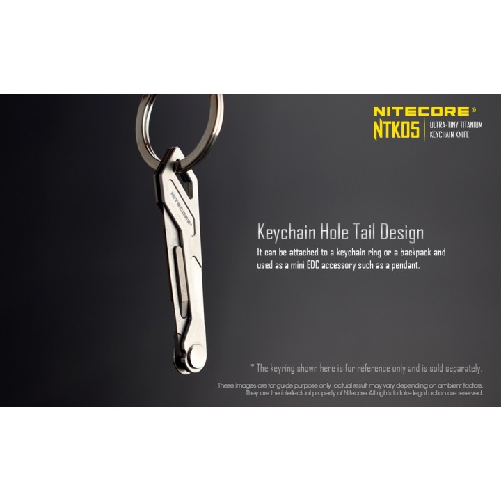 Nitecore NTK05 – Mini briceag utilitar din titan