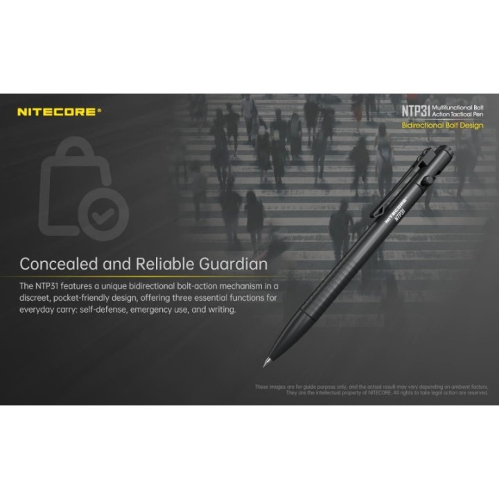 Nitecore NTP31 – Pix multifuncțional din aluminiu