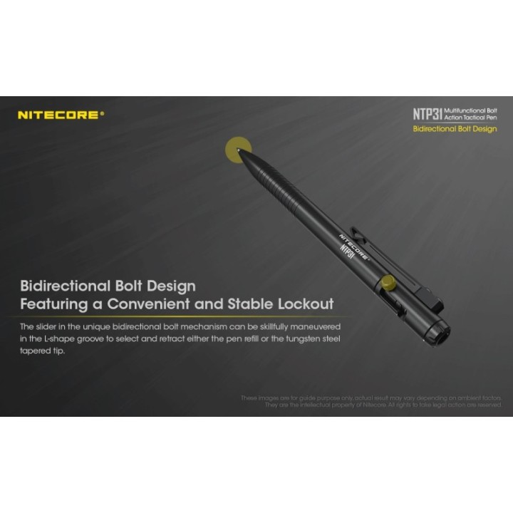 Nitecore NTP31 – Pix multifuncțional din aluminiu