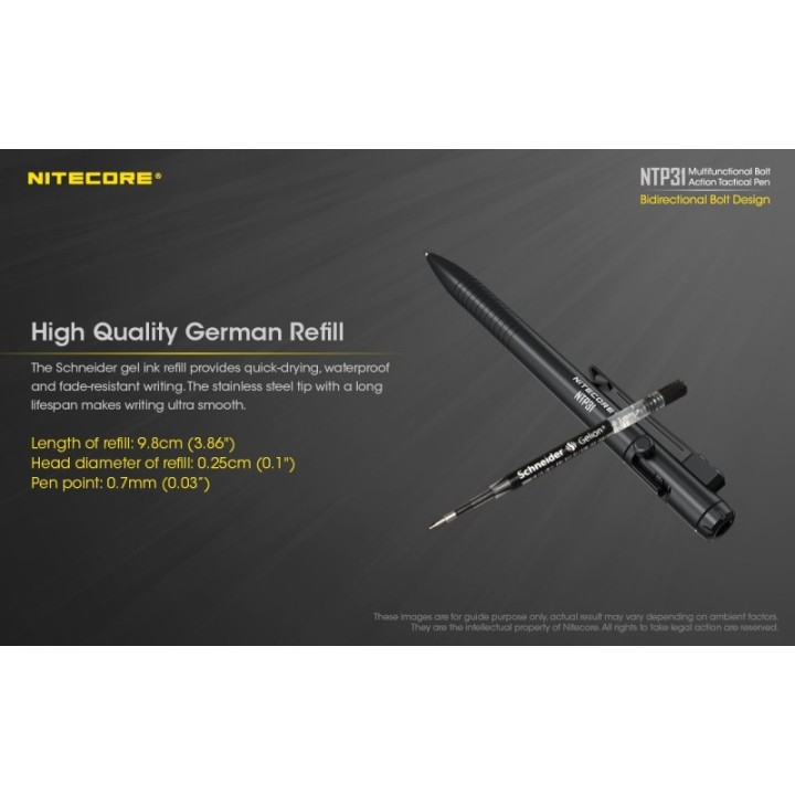 Nitecore NTP31 – Pix multifuncțional din aluminiu