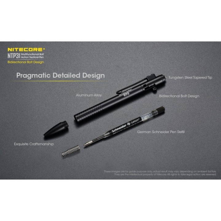 Nitecore NTP31 – Pix multifuncțional din aluminiu
