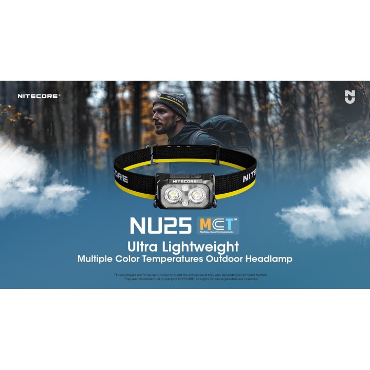 Nitecore NU25 MCT – Lanternă frontală MCT