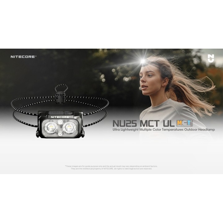 Nitecore NU25 MCT UL – Lanternă frontală MCT