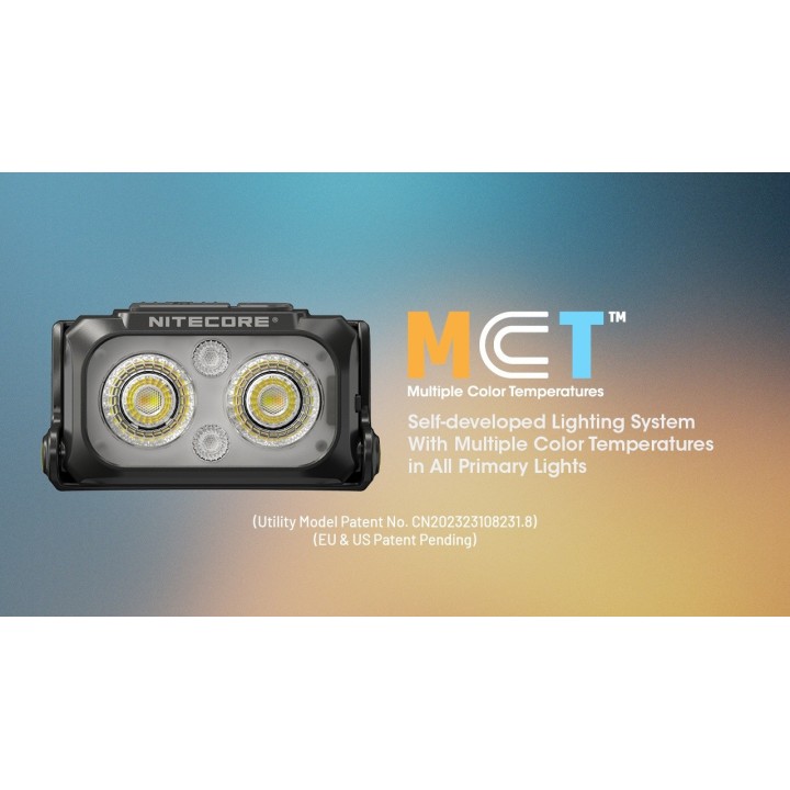Nitecore NU25 MCT UL – Lanternă frontală MCT