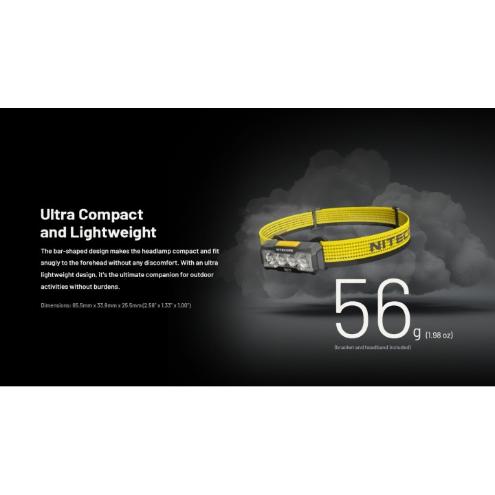 Nitecore NU27 – Lanternă frontală MCT reîncărcabilă