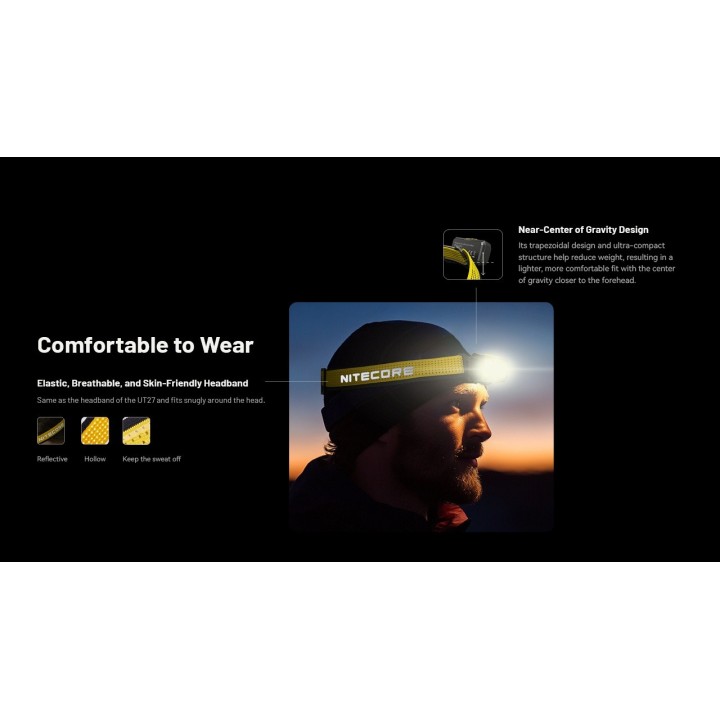 Nitecore NU27 – Lanternă frontală MCT reîncărcabilă