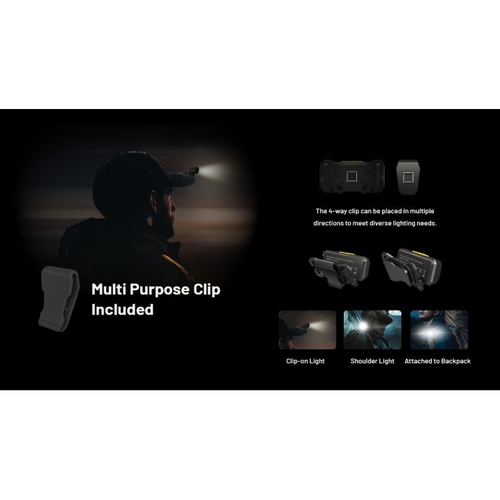 Nitecore NU27 – Lanternă frontală MCT reîncărcabilă